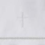 RJ Toomey - Augustinian Collection Eyelet Edged/Embroidered Cross w/ Velcro at shoulders 100% Polyester Front Wrap Alb - F3645 3