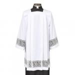 RJ Toomey Surplice Augustinian Collection Alpha Omega Design - Lace Insert - G4527