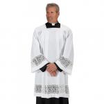 RJ Toomey Surplice Augustinian Collection Alpha Omega Design - Lace Insert - G4527 2