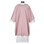 1/2 PRICECLEARANCE SALE! WHILE INVENTORY LASTS!RJ Toomey PLAIN ROSE Dalmatic w/understole  for Gaudete and Laetare Sundays Only 2 left in stock