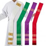 RJ Toomey Deacon Stoles Avignon Collection Sold Individually Ivory - Red - Green - Purple  Reg. Price $79.95