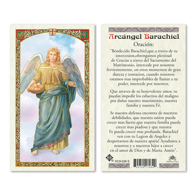 HC9-536S Quality Holy Cards (Milan, Italy) (Spanish) - Archangel ...