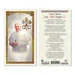 HC9-526S Quality Holy Cards (Milan, Italy) (Spanish) - Pope Francis Prayer/El Papa Francis Oracin - Sold by 25 per PKG