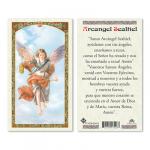 HC9-534S Quality Holy Cards (Milan, Italy) (Spanish) - Archangel Seatiel Prayer/Oracin de Arcangel Seatiel - Sold by 25 per PKG