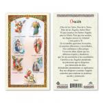 HC9-554S Quality Holy Cards (Milan, Italy) (Spanish) - Prayer to the Archangels/Oracin a los Arcngeles - Sold by 25 per PKG