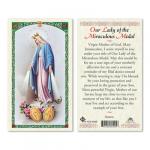 HC9-008E Quality Holy Cards (Milan, Italy) - Our Lady of the Miraculous Medal - Sold by 25 Pkg