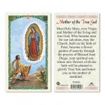 HC9-017E Quality Holy Cards (Milan, Italy) - Our Lady of Guadalupe with Diego -  Sold by 25/PKG