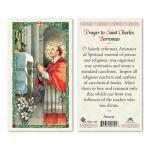 HC9-144E Quality Holy Cards (Milan, Italy) - St. Charles Borromeo - Sold by 25/PKG