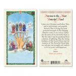 HC9-149E Quality Holy Cards (Milan, Italy) - Novena to the Most Powerful Hand - Sold by 25/PKG
