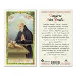 HC9-163E Quality Holy Cards (Milan, Italy) - St. Benedict -  Sold by 25 per PKG