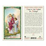 HC9-182E Quality Holy Cards (Milan, Italy) - St. Raphael the Archangel -  Sold by 25 per PKG