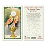 HC9-208E Quality Holy Cards (Milan, Italy) - The Beautiful Hands of a Priest -  Sold by 25/PKG