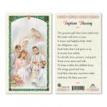 HC9-216E Quality Holy Cards (Milan, Italy) - Baptism Blessing -  Sold by 25 per PKG