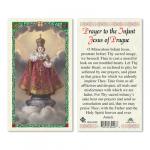 HC9-233E Quality Holy Cards (Milan, Italy) - Infant Jesus of Prague -  Sold by 25/PKG