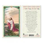 HC9-240E Quality Holy Cards (Milan, Italy) - Sacred Heart of Jesus/Prayer for You -  Sold by 25 per PKG