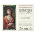 HC9-246E Quality Holy Cards (Milan, Italy) -St. Gertrude the Great/Prayer -  Sold by 25/PKG