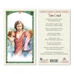 HC9-248E Quality Holy Cards (Milan, Italy) - Jesus with Children/Teen Creed -  Sold by 25/PKG
