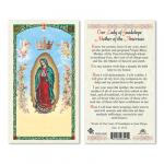HC9-253E Quality Holy Cards (Milan, Italy) - Our Lady of Guadalupe/Mother of the Americas -  Sold by 25 per PKG