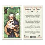 HC9-261E Quality Holy Cards (Milan, Italy) - St. Joseph Prayer -  Sold by 25/PKG