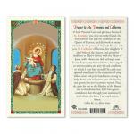 HC9-288E Quality Holy Cards (Milan, Italy)  - Sts. Dominic & Catherine -  Sold by 25/PKG