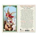 HC9-041E Quality Holy Cards (Milan, Italy) - St. Michael the Archangel - Sold by 25 per PKG