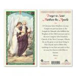 HC9-043E Quality Holy Cards (Milan, Italy) - St. Matthew the Apostle - Sold by 25/PKG