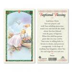 HC9-074E Quality Holy Cards (Milan, Italy) - Baptism Blessing - Sold by 25 per PKG