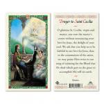 HC9-097E Quality Holy Cards (Milan, Italy) - Saint Cecilia - Sold by 25/PKG