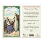 HC9-102E Quality Holy Cards (Milan, Italy) - St. Monica - Sold by 25/PKG