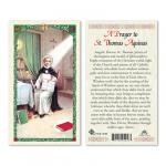 HC9-104E Quality Holy Cards (Milan, Italy) - St. Thomas Aquinas - Sold by 25/PKG