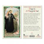 HC9-107E Quality Holy Cards (Milan, Italy) - St. Vincent de Paul - Sold by 25/PKG