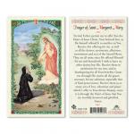 HC9-111E Quality Holy Cards (Milan, Italy) - St. Margaret Mary - Sold by 25/PKG
