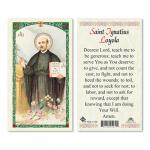 HC9-116E Quality Holy Cards (Milan, Italy) - St. Ignatius Loyola - Sold by 25/PKG