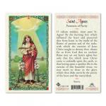 HC9-118E Quality Holy Cards (Milan, Italy) - St. Agnes - Sold by 25/PKG