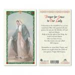 HC9-137E Quality Holy Cards (Milan, Italy) - Our Lady of Grace - Sold by 25 per PKG