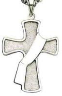 Terra Sancta Deacon Stainless Steel Cross Pendant