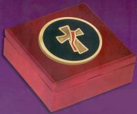 Terra Sancta Deacon Cross  Keepsake Box comes with and engraving plate