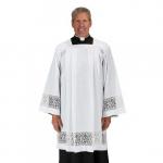 RJ Toomey Surplice Augustinian Collection Alpha Omega Design - Lace Insert - G4527 3