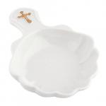 Sudbury Brass Ceramic Baptismal Gift Set Perfect Ordination Gift for a Deacon - each set comes with an engravable plate 3